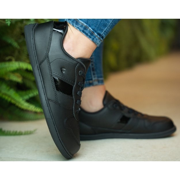 Barefoot Sneakers Be Lenka Cellestia - Black & Shiny Black