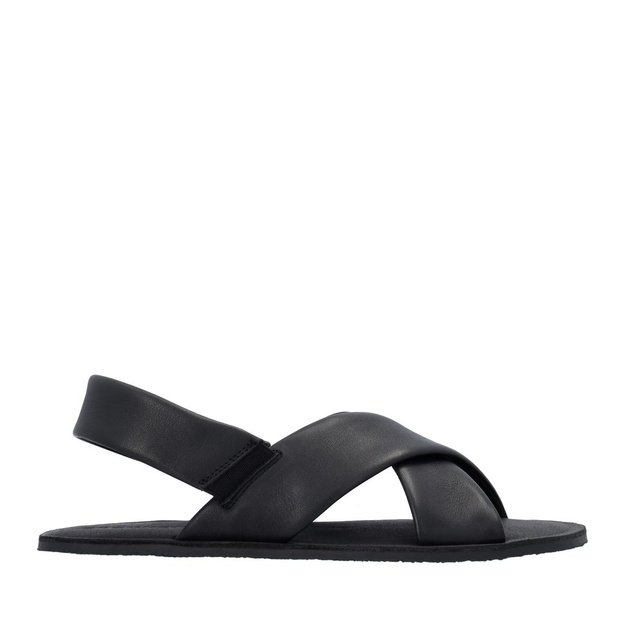 GROUNDIES® barefoot basutės moterims  Verona 2.0  juoda (oda)