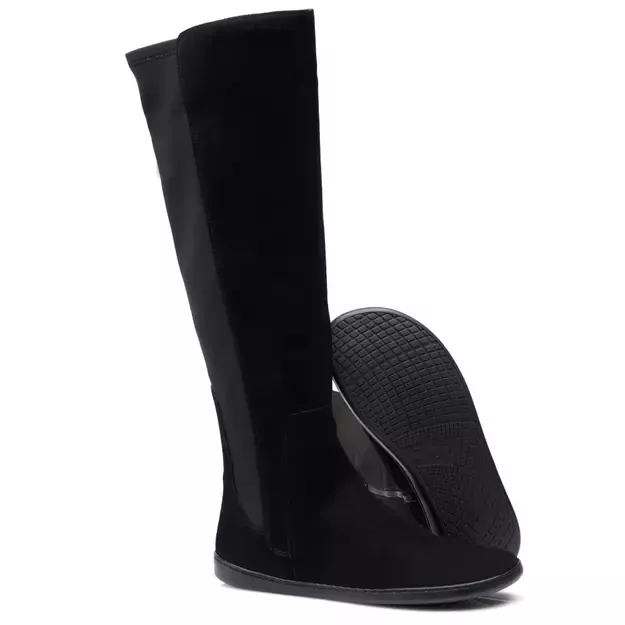 ZAQQ barefoot ilgaauliai batai QATCH Velours Black