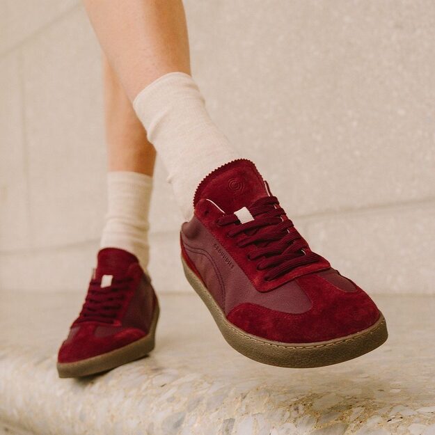 GROUNDIES® barefoot kedai Panama burgundiška 13