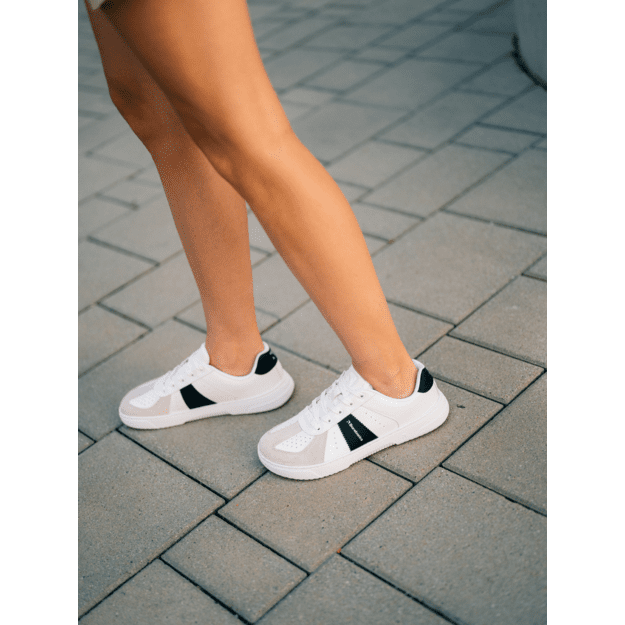 Barefoot Sneakers Barebarics Icara - White & Beige
