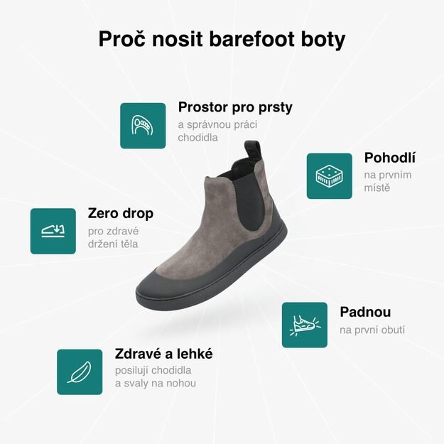 GROUNDIES® Sienna Chelsea aulinukai pilka 1