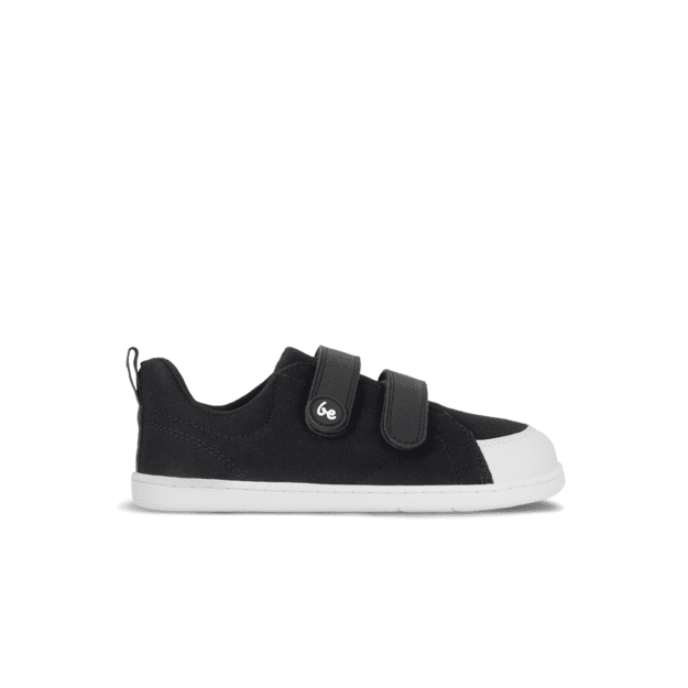 Kids barefoot sneakers Be Lenka Canvi Preschool - Black & White