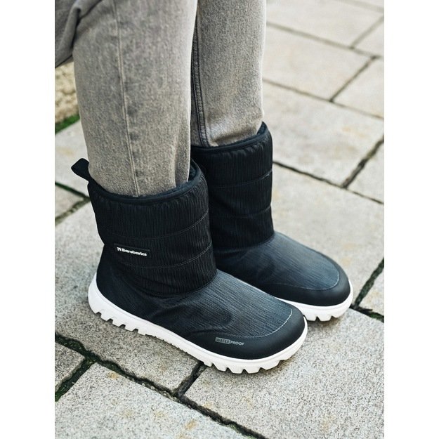 Barefoot Winter Boots Barebarics PolarStride - Black