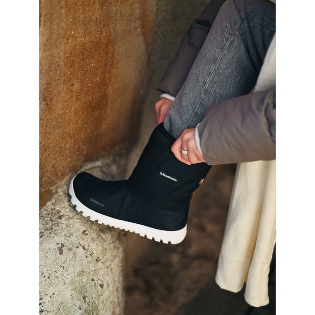Barefoot Winter Boots Barebarics PolarStride - Black