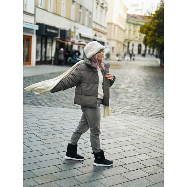 Barefoot Winter Boots Barebarics PolarStride - Black