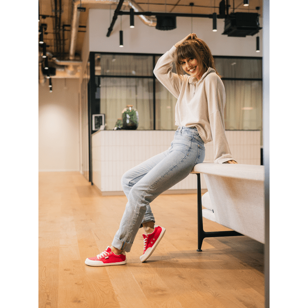 Barefoot Sneakers Be Lenka Rebound - Red & White