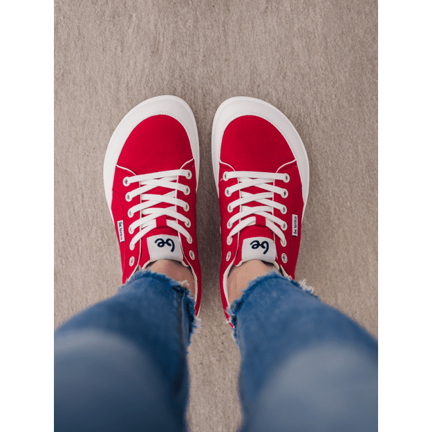 Barefoot Sneakers Be Lenka Rebound - Red & White