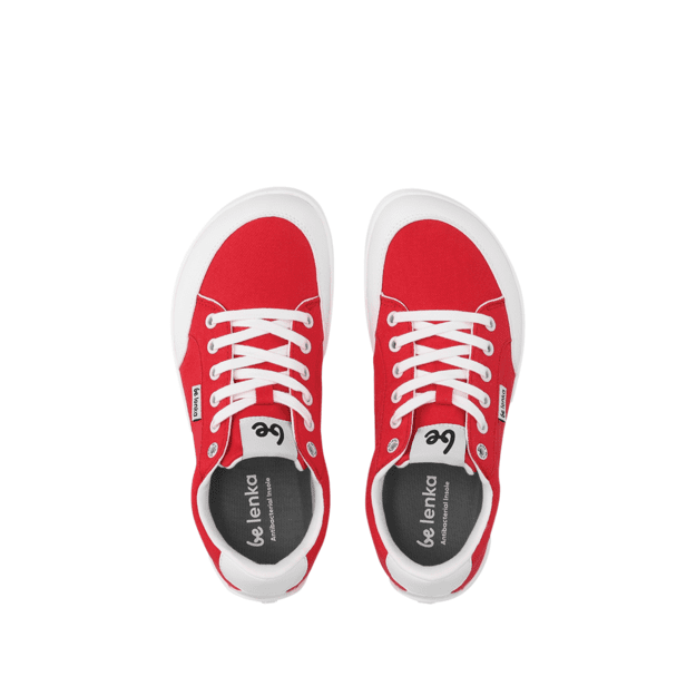Barefoot Sneakers Be Lenka Rebound - Red & White