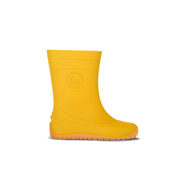 Kids Barefoot Rain Bootss Be Lenka Pudds - Yellow