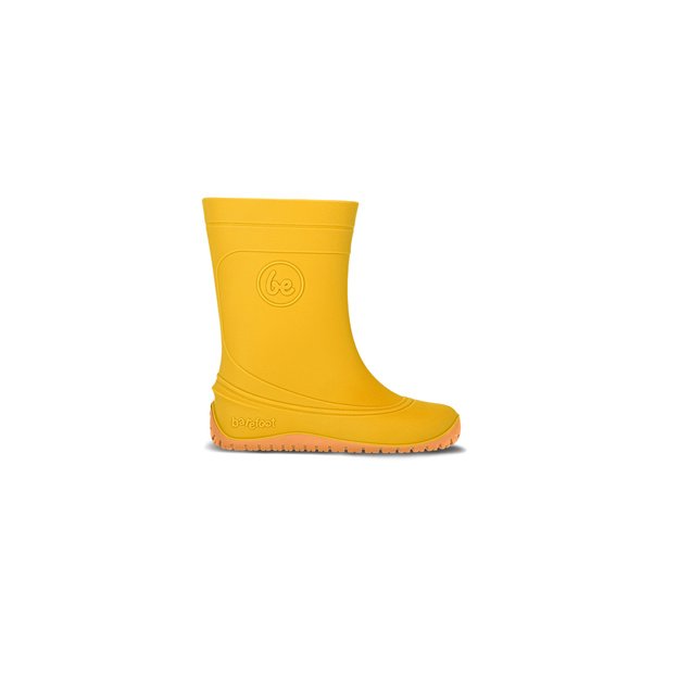Kids Barefoot Rain Bootss Be Lenka Pudds - Yellow
