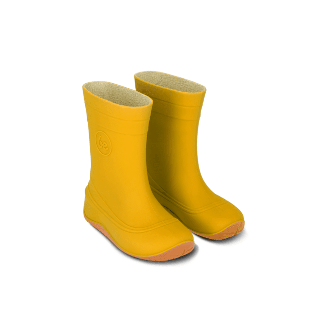 Kids Barefoot Rain Bootss Be Lenka Pudds - Yellow