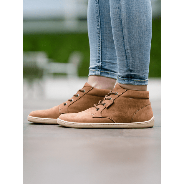 Barefoot Shoes - Be Lenka - Synergy - Cognac & Beige