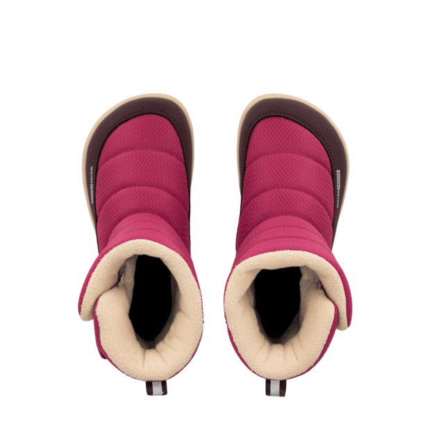 Kids barefoot snow boots Be Lenka Ailo Kids - Berry