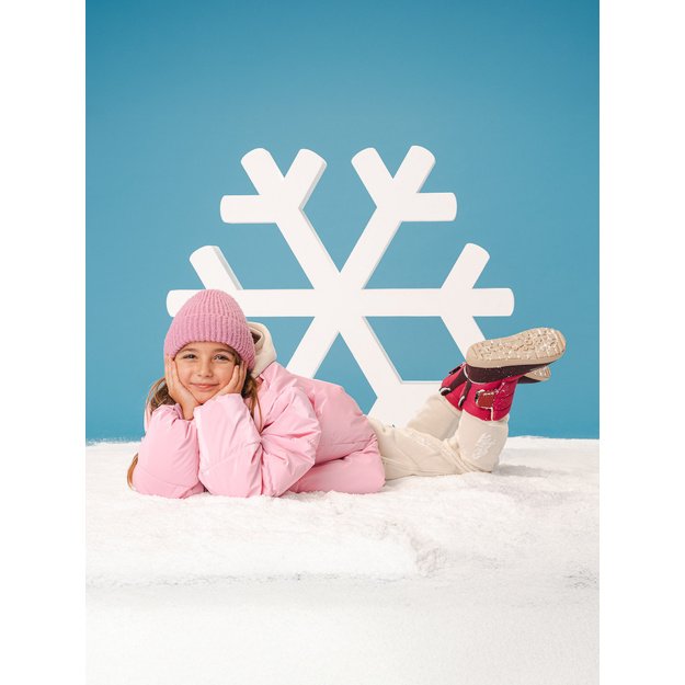 Kids barefoot snow boots Be Lenka Ailo Kids - Berry
