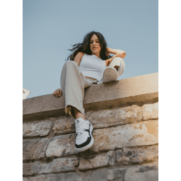 Barefoot Sneakers Barebarics - Zing - White & Black