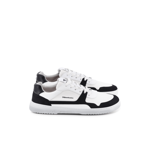 Barefoot Sneakers Barebarics - Zing - White & Black