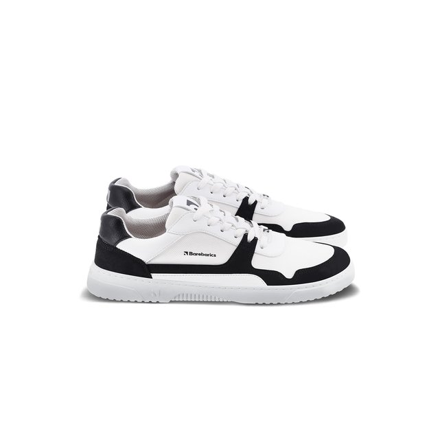 Barefoot Sneakers Barebarics - Zing - White & Black