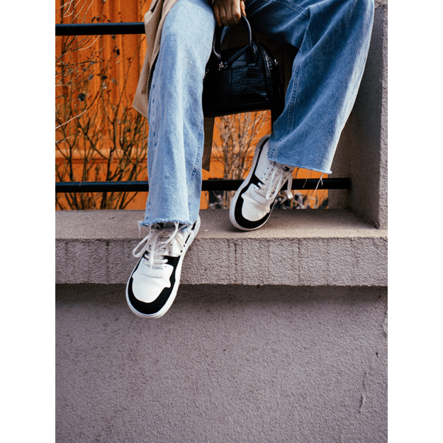 Barefoot Sneakers Barebarics - Zing - White & Black