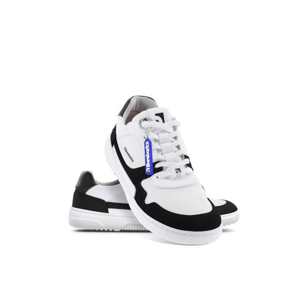 Barefoot Sneakers Barebarics - Zing - White & Black