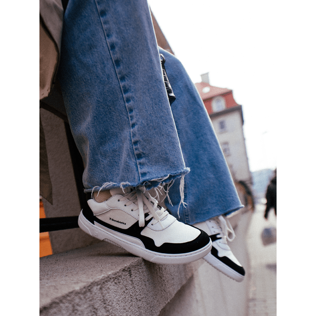 Barefoot Sneakers Barebarics - Zing - White & Black