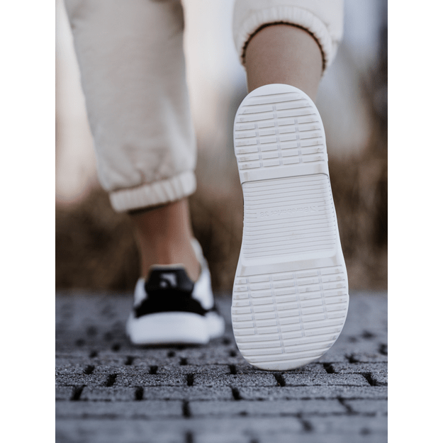 Barefoot Sneakers Barebarics - Zing - White & Black