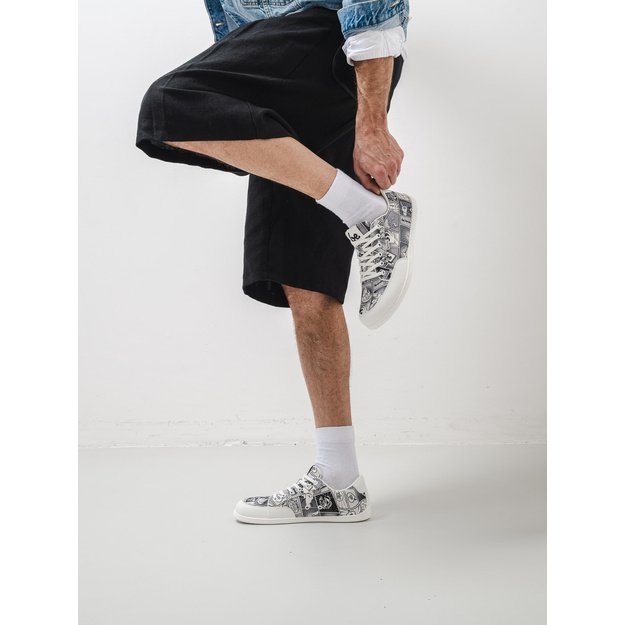 Barefoot Sneakers Be Lenka Rebound - Comics Black & White