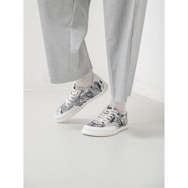 Barefoot Sneakers Be Lenka Rebound - Comics Black & White