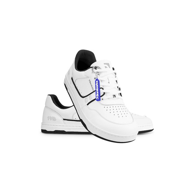 Barefoot Sneakers Barebarics Arise - White & Black