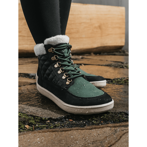 Barefoot Boots Be Lenka Olivia - Black & Dark Green