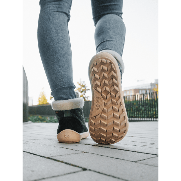 Barefoot Boots Be Lenka Olivia - Black & Dark Green