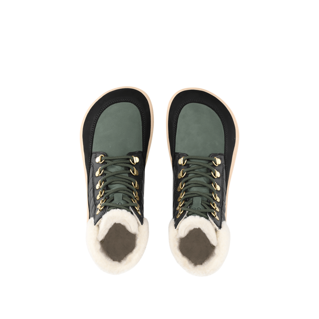 Barefoot Boots Be Lenka Olivia - Black & Dark Green