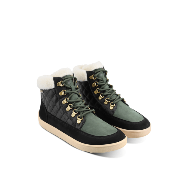 Barefoot Boots Be Lenka Olivia - Black & Dark Green