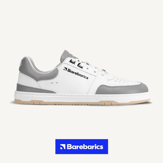 Barefoot Sneakers Barebarics Wave - White & Grey