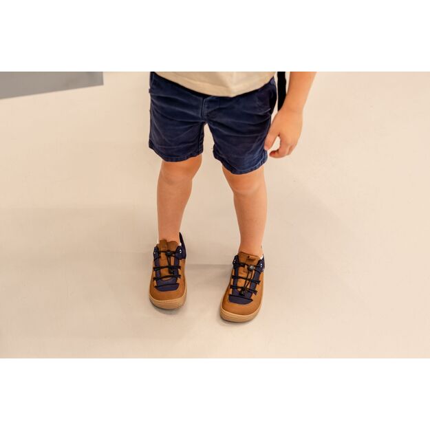 Kids barefoot sneakers Be Lenka Xplorer - Dark Brown & Navy