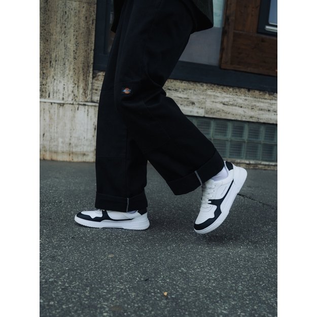 Barefoot Sneakers Barebarics Zing - White & Black - Leather