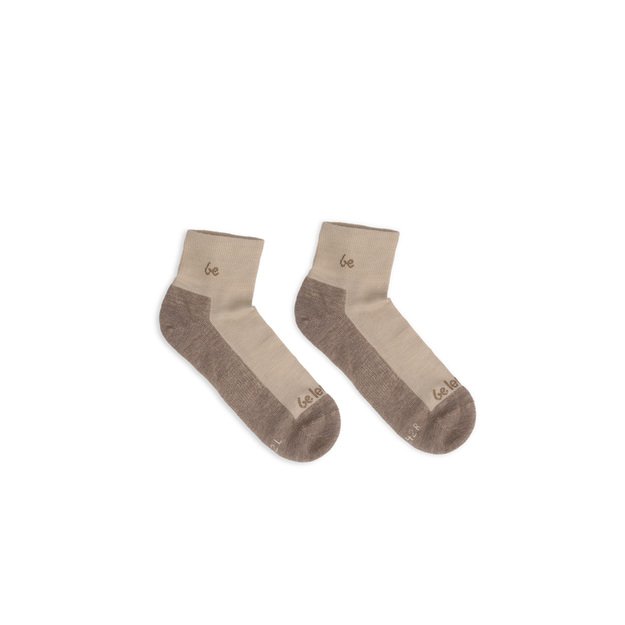 Barefoot Socks Be Lenka - Crew - Merino Wool – Beige - 3 pack