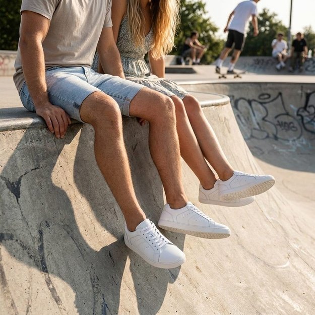 Barefoot Tenisky GROUNDIES&reg; Universe B&iacute;l&eacute;
