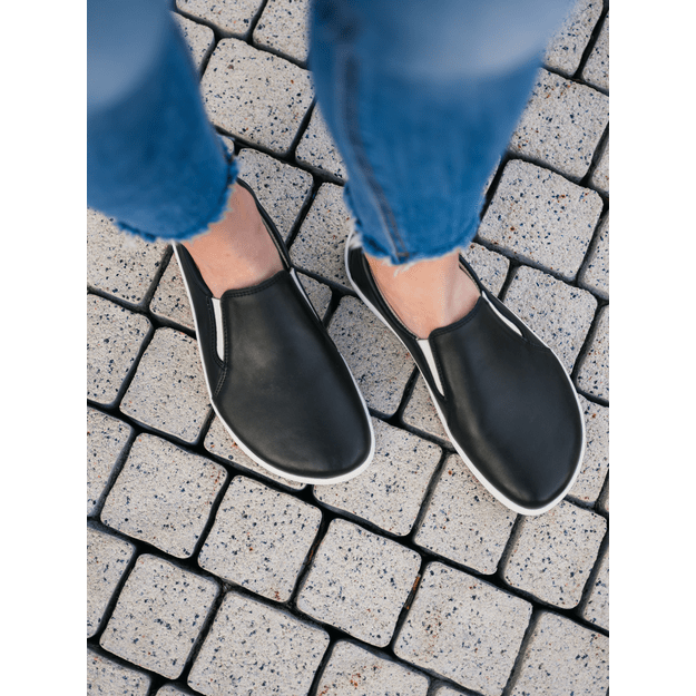 Barefoot Sneakers - Be Lenka Eazy Neo - Black & White