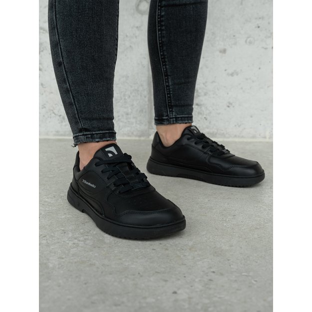 Barefoot Sneakers Barebarics Zing - All Black - Leather