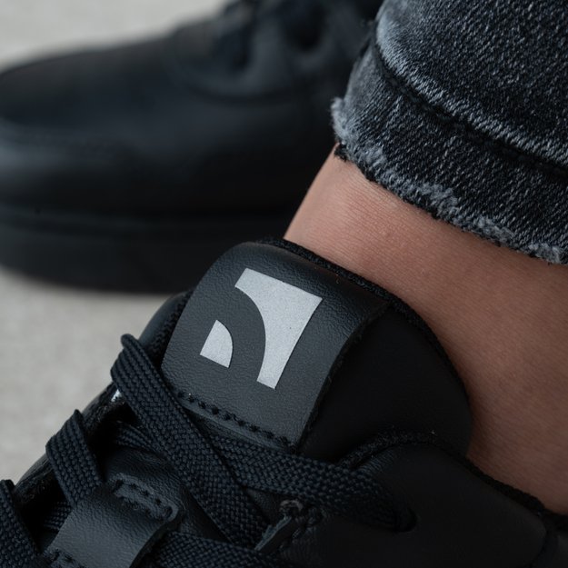 Barefoot Sneakers Barebarics Zing - All Black - Leather