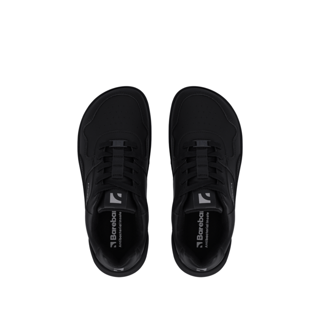 Barefoot Sneakers Barebarics Zing - All Black - Leather