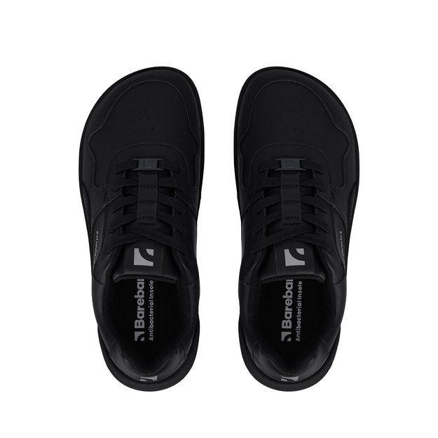 Barefoot Sneakers Barebarics Zing - All Black - Leather