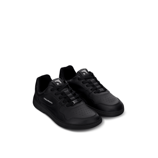 Barefoot Sneakers Barebarics Zing - All Black - Leather