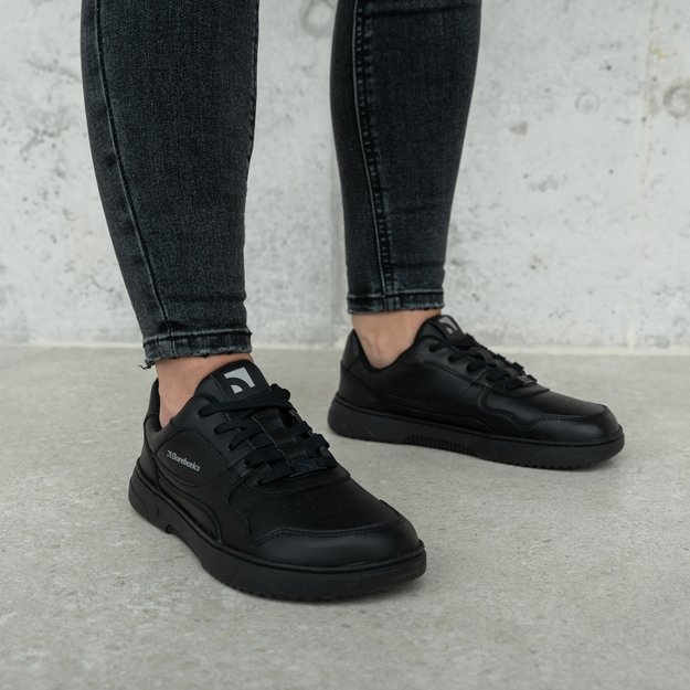 Barefoot Sneakers Barebarics Zing - All Black - Leather