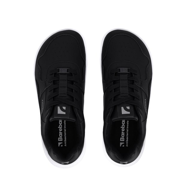 Barefoot Sneakers Barebarics Zing - All Black - Leather