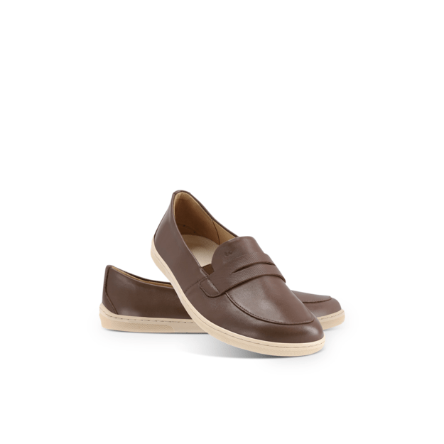 Barefoot Moccasins Be Lenka Buena - Dark Brown & Beige