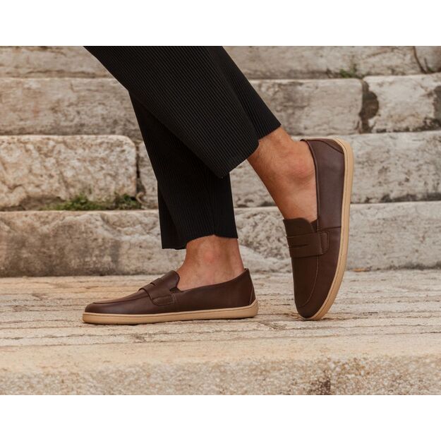 Barefoot Moccasins Be Lenka Buena - Dark Brown & Beige