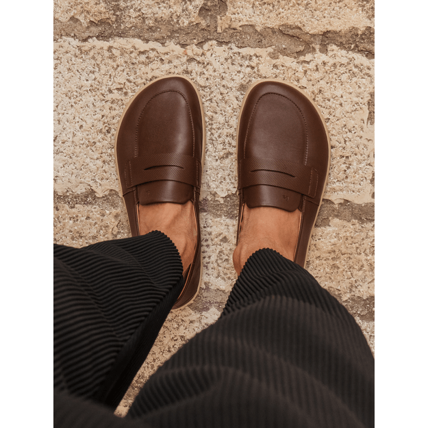 Barefoot Moccasins Be Lenka Buena - Dark Brown & Beige