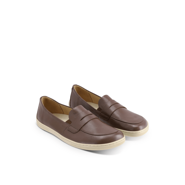 Barefoot Moccasins Be Lenka Buena - Dark Brown & Beige